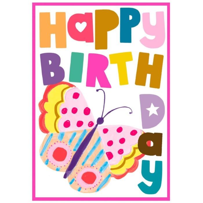 Papersalad Happy Birthday Butterfly